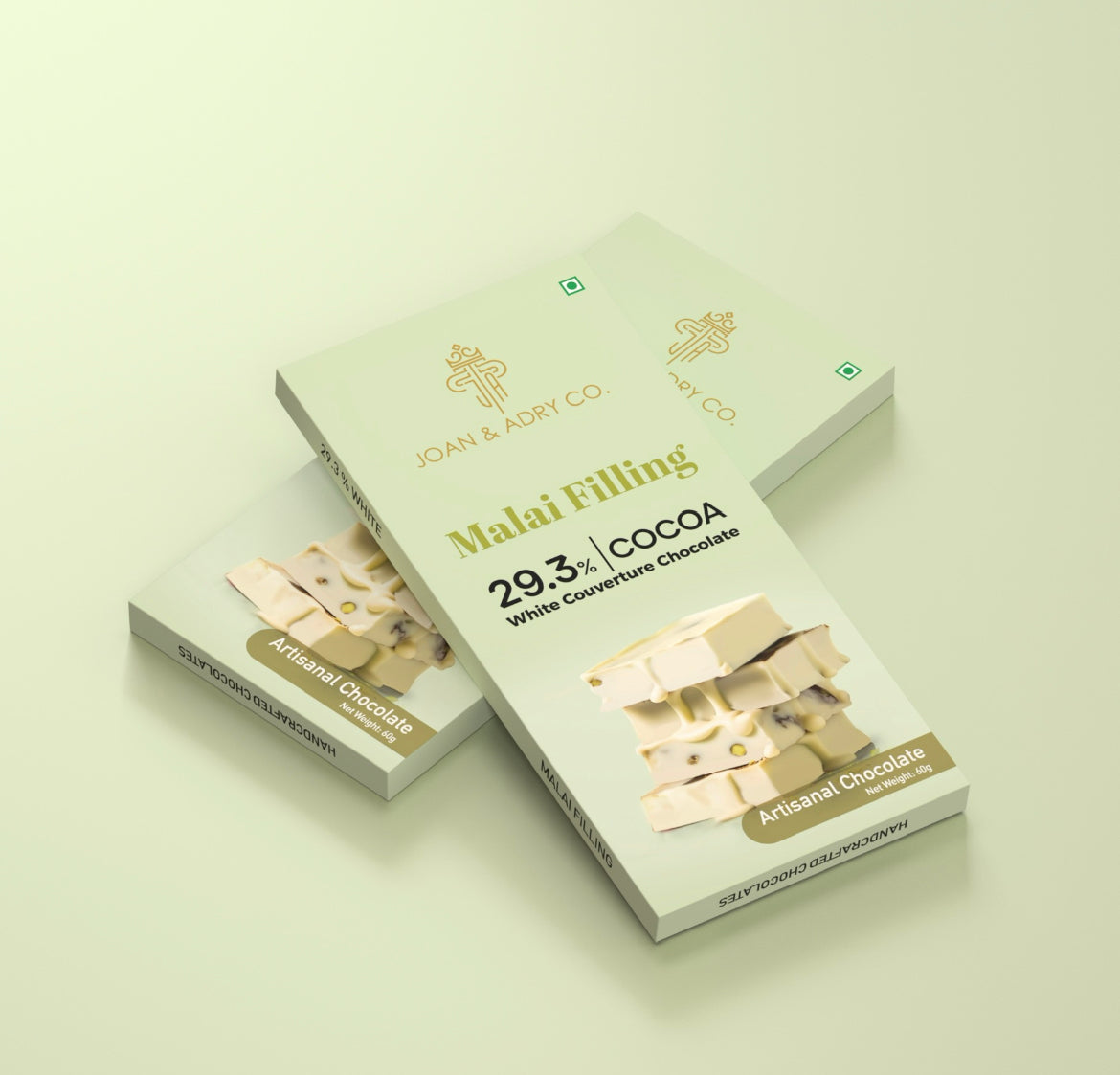 Creamy Malai in 29.3% White Couverture Bar