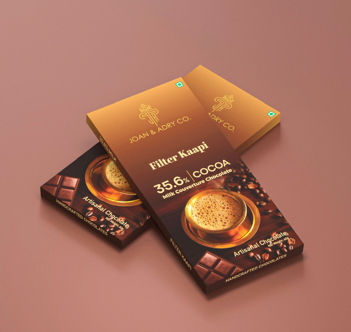 Filter Kaapi in 35.6% Milk Couverture Bar