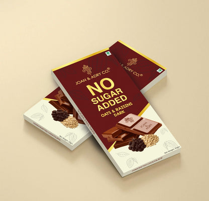 Sugar Free Dark Chocolate with Oats & Raisins