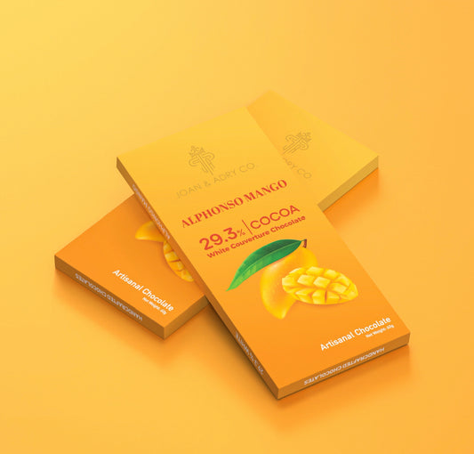Alphonso Mango in 29.3% White Couverture Bar
